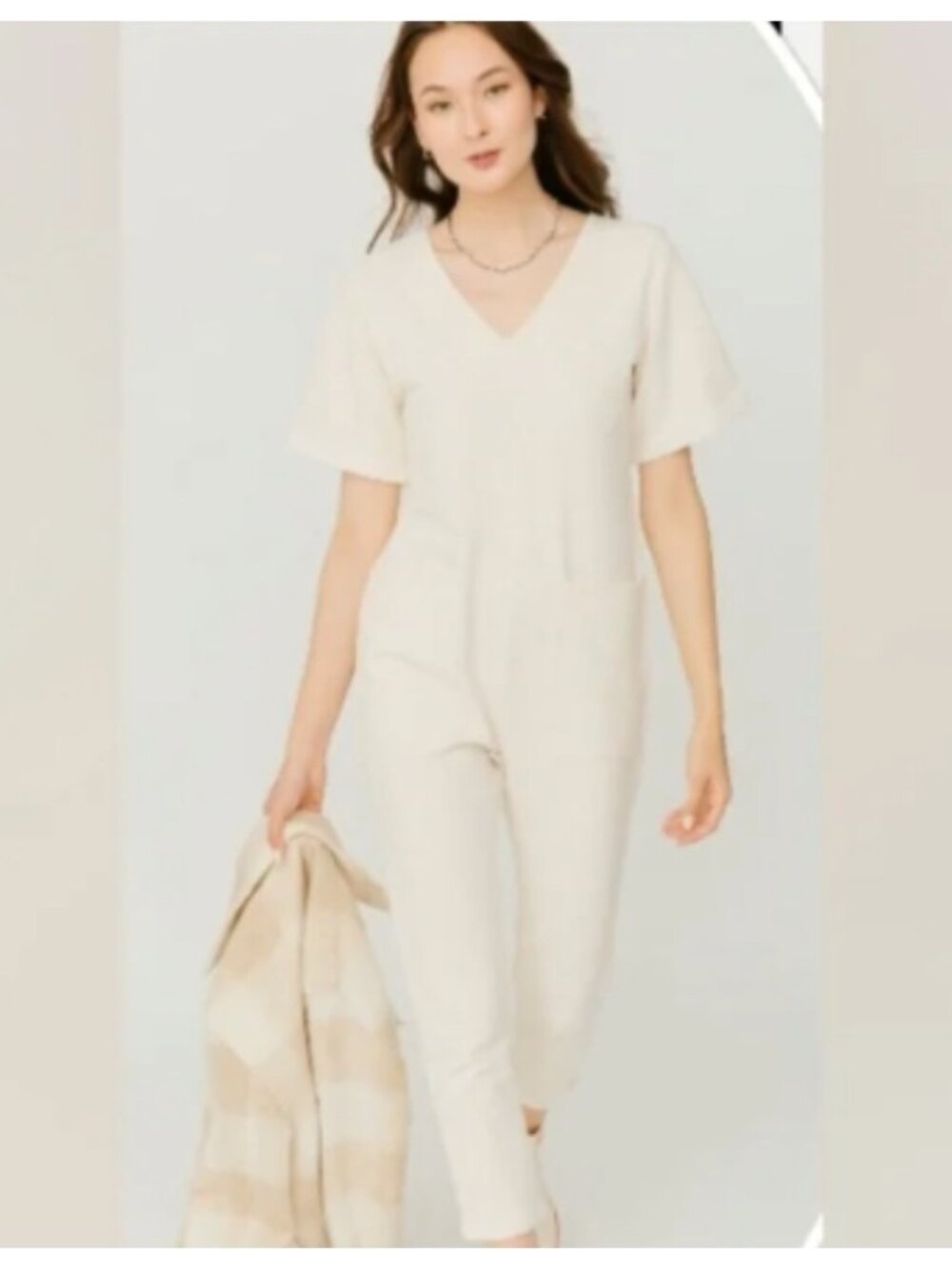 Smash + Tess Aria Romper Winter Cream L